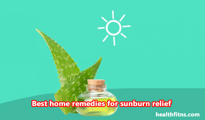 Best home remedies for sunburn relief